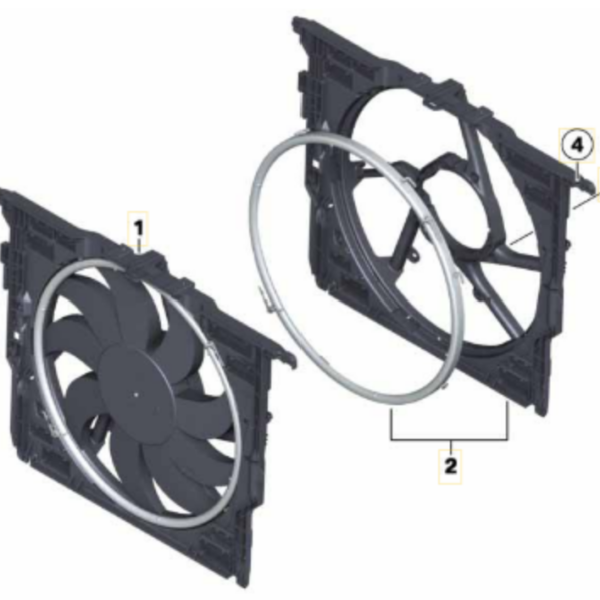 Fan housing with fan