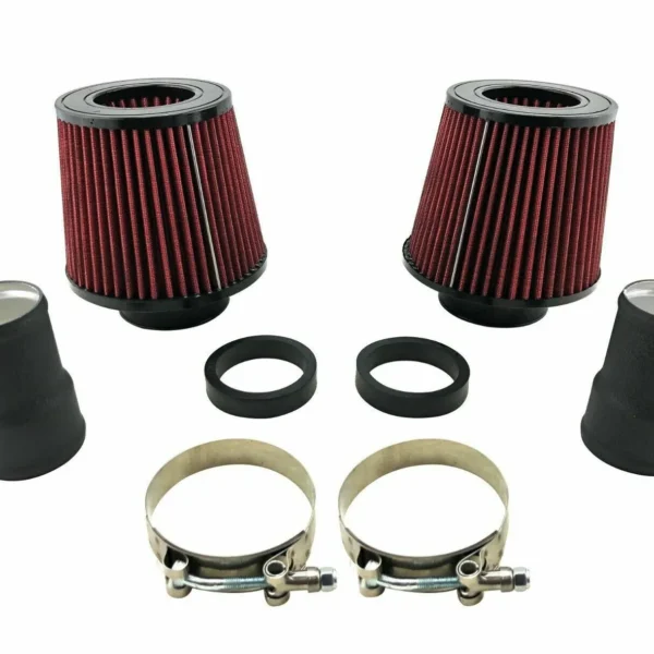 Hi FLow Twin Cone Turbo Air Filter Intake Kit for BMW E90 E92 E93 E82 335i 135i