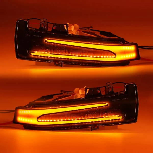 Dynamic LED Side Mirror Indicator Turn Signal Light For Benz W204 W212 W176 W205