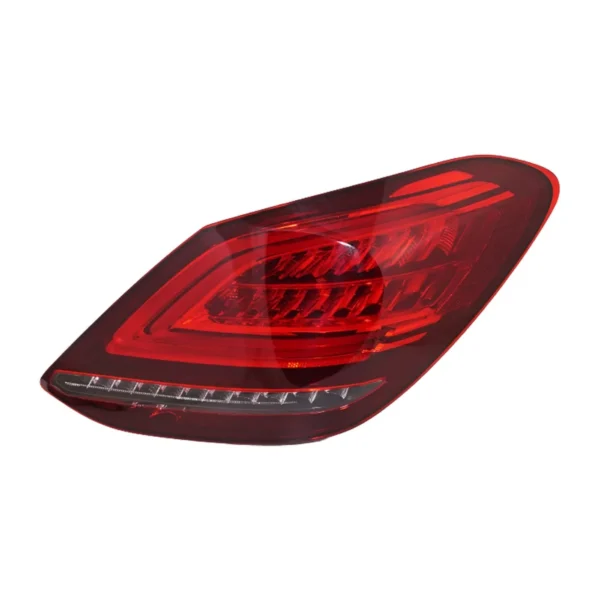 Tail Light Set For 2019-2020 Mercedes Benz C43 AMG C300 Left Right Clear/Red LED - Image 2